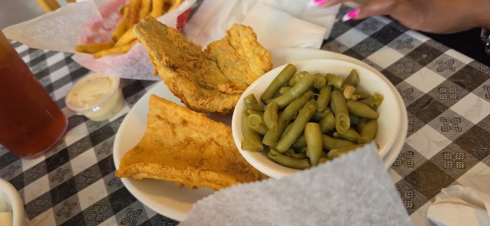 Child Fried Flounder Plate
